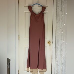 Park & Fifth Strapless Mauve Dress